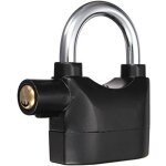 Cadenas alarme avec sir�ne 120 db ? support en acier tremp� ? r�sistant � la corrosion ? 3 cl�s fournies ...