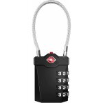 Cadenas � bagages, tsa serrure valise � combinaison � 4 chiffres avec alarme d'ouverture, code cadenas ...