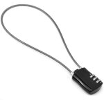 Cadenas � cable r�tractable, cadenas � combinaison num�rique avec 41 cm cable pour moto v�lo snowboard ...