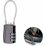 Cadenas cable, cadenas � c�ble r�tractable, cadenas � combinaison num�rique, antivol casque v�lo, antivol ...