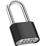 Cadenas code 4 chiffres, 52mm cadenas ext�rieur etanche, robuste et antivol, 8mm loquet cadenas � combinaison, ...