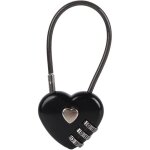 Cadenas � code portable � verrouillage � combinaison � 3 chiffres, cadenas de couple durable en forme ...