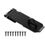 Cadenas fermoir loquet porte 5 pouces, loquet pour cadenas avec vis, inoxydable fermoir porte cadenas ...