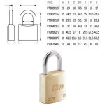 Cadenas en laiton 70 mm ka city iseo