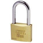 Cadenas rectangulaire city by iseo avec cadenas a arc long 40 mm Cadenas rectangulaire city by iseo avec cadenas a arc long 40 mm