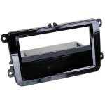 Cadre autoradio 1 din pour vw, seat, skoda. noir brillant. Cadre autoradio 1 din pour vw, seat, skoda. noir brillant.
