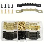 Cadre photo crochets suspendus durables - cintres  cadre en dents de scie  double trou avec vis fixations ...
