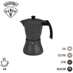 Edm - cafetire en aluminium 6 tasses pour induction.