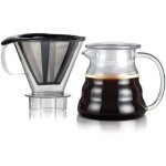Cafetire - bodum - melior - filtre permanent en maille inox - 5 tasses - 0, 6 l - transparent