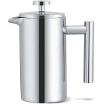 Cafeti�re � double paroi en acier inoxydable de 350 ml cafeti�re � piston avec filtre