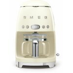 Smeg - cafetire filtre programmable 10 tasses 1050w crme dcf02creu