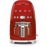 Smeg - cafetire filtre programmable 10 tasses 1050w rouge dcf02rdeu