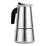 Cafeti�re italienne en acier inoxydable 100ml pour cuisini�re maison bureau