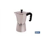 Cafeti�re italienne en aluminium pour induction, 12 tasses, compatible avec tous types de plaques de ...