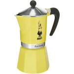 Cafetiere italienne - bialetti - rainbow - 6 tasses - 0, 30 l - jaune