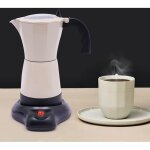 Cafeti�re italienne cafeti�re espresso �lectrique avec base 1 - 6 tasses 300ml cafeti�re italienne induction ...