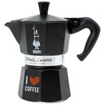 Bialetti - cafetire italienne moka express i love coffee 3 tasses noire