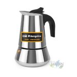 Suinga - cafetire italienne orbegozo en acier inoxydable. capacit 2 tasses