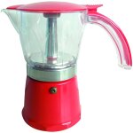 Midland - cafeti�re italienne rouge incasa