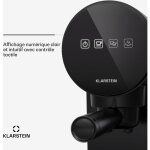 Klarstein - cafetiere avec mousseur de lait cafeti�res machines � caf� et machines � expresso 0. 9l petite ...