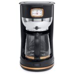 Cafeti�re muse ms - 220 bc - porte - filtre - 1000w - r�servoir 1. 4 l (10 tasses) - cadrant r�tro de ...