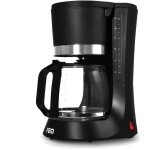 Cafeti�re noir - inox 680w - 1. 2l - 10 tasses - protection anti surchauffe - pem cm - 171