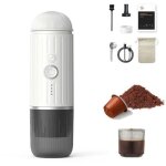 Cafeti�re portable 12v / usb compatible caf� moulu et capsules ns ? expresso 1 bouton pour voiture