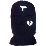 Cagoule 3 trous tricot�e couvrant le visage, respirante et coupe - vent pour ski, cyclisme, course � ...