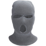 Cagoule d'hiver 3 trous tricot�e - protection faciale int�grale contre le vent pour ski et sports d'ext�rieur ...