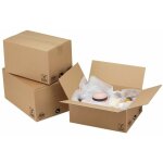 Kke - caisse amricaine simple cannelure 140x100x90mm - colis 20 caisses