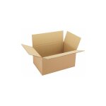 Caisse am�ricaine kraft brun double cannelure h 30 x l 40 x p 60 cm - lot de 10