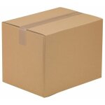 Kke - caisse � fond automatique plat simple cannelure mm - colis 20 caisses