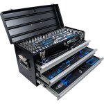 Bgs technic ? coffret multi - outils avec 143 outils ? caisse � outils m�tallique 3 tiroirs ? acier au ...