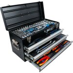 Bgs technic - caisse  outils mtallique 3 tiroirs avec 147 outils