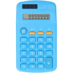 Calculatrice de poche 8 chiffres avec �cran lcd, boutons sensibles, double alimentation solaire et pile ...