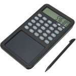 Calculatrice scientifique 12 chiffres avec bloc - notes lcd pour �tudiants, enseignants et bureau - noir ...