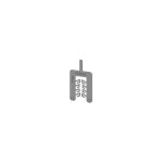 Cale fourchette 55x40 epaisseur 1 blanc - 1 pi�ce