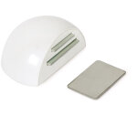 Cale - porte aimant� adh�sif avec finition blanc. dimensions: 51x39x26 mm - talla