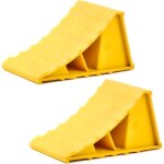Cale de roue, 2 pi�ces, bloc antid�rapant, cales de roue, cale de roue de voiture, cale de roue de voiture, ...