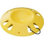 Cale de roue ronde pour roue jockey 305 x 305 x 46 mm, cale pour remorque avec cordon, camping - car, ...