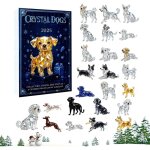 Calendrier de l'avent chien 2025 d�coration acrylique 2d compte � rebours de 24 jours avec pendentif ...