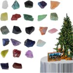 Calendrier de l'avent en pierres collection 2025 en pierres naturelles, 24 jours, compte � rebours jusqu'� ...