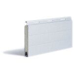Cambesa - lame aluminium droite 45mm bande de 2m couleur blanche