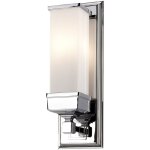 Cambridge - applique murale de salle de bain  1 lumire, chrome poli ip44, g9 - elstead