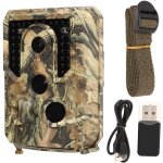 Cam�ra de chasse infrarouge 1080p hd, d�tection ext�rieure, �tanche ip54, observation de la faune, cam�ra ...