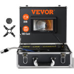 Camera inspection canalisation 50 m endoscope drain avec ecran 7'', fonction dvr, etanche ip68, 12 led ...