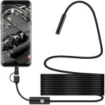 [jamais utilis�] cam�ra d'inspection usb snake, endoscope usb - c �tanche ip67, cam�ra type - c avec ...