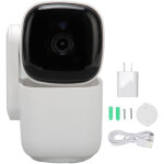 Cam�ra de surveillance wifi 1080p avec vision nocturne, suivi automatique, interphone bidirectionnel, ...