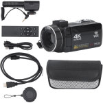 Cam�scope num�rique 4k wifi avec �cran tactile 3 pouces, zoom optique 18x, enregistrement vid�o et photo, ...