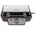 Camry cr3046 gaufrier professionnel pour 2 gaufres belges �paisses, plaques antiadh�sives 1600w noir ...